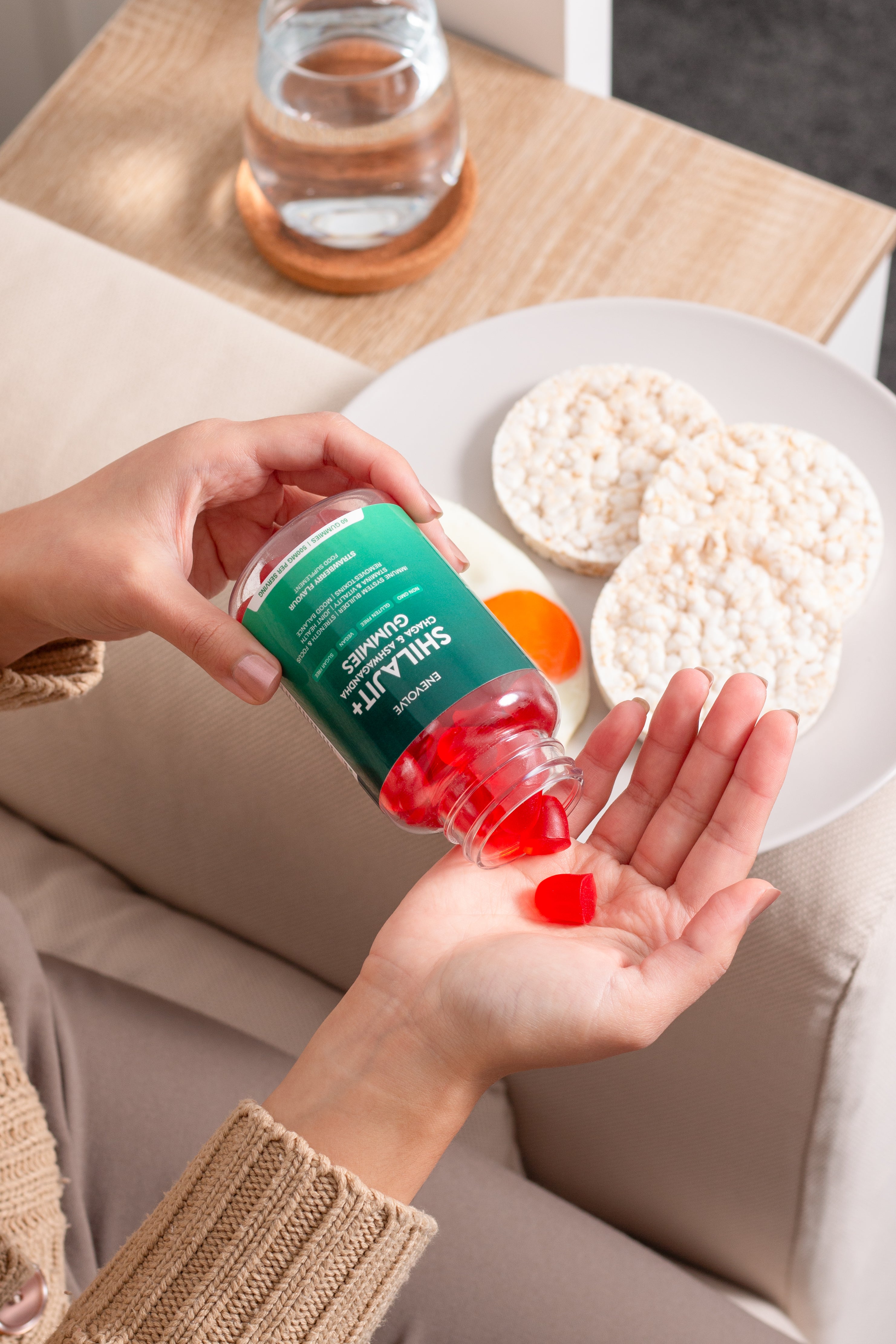 Shilajit + Ashwagandha & Chaga Mushroom Gummies